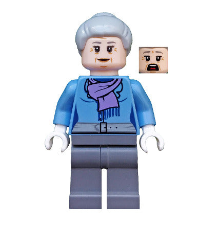Lego Aunt May 76057 Light Purple Scarf Super Heroes Minifigure