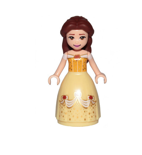 Lego Belle 302005 43180 Dress with Red Roses Disney Princess Minifigure