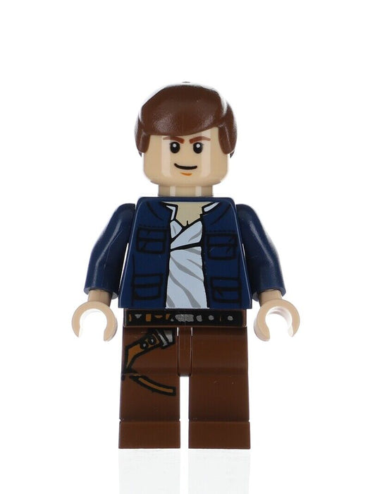 Lego Han Solo 8129 with Holster Pattern, Open Jacket Star Wars Minifigure