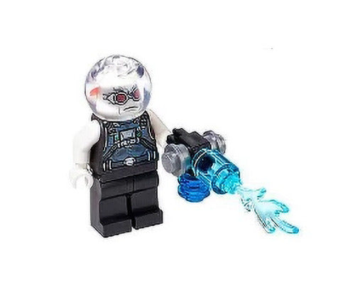 Lego Mr. Freeze 76160 Pearl Dark Gray Batman II Super Heroes Minifigure