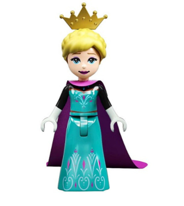 Lego Elsa 43197 Coronation Elsa Dark Turquoise Dress Disney Princess Minifigure