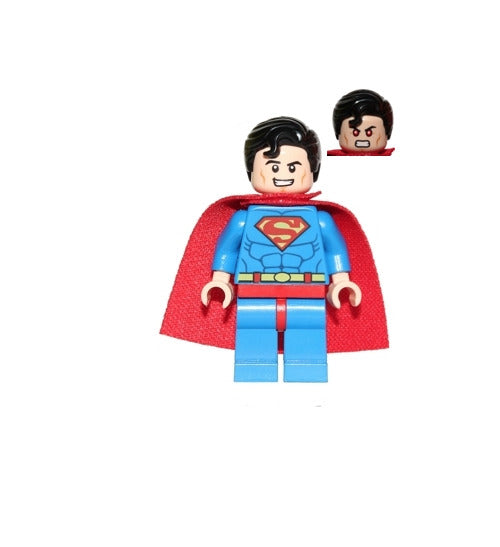 Lego Superman 9781338047448 Red Eyes on Reverse Books Super Heroes Minifigure