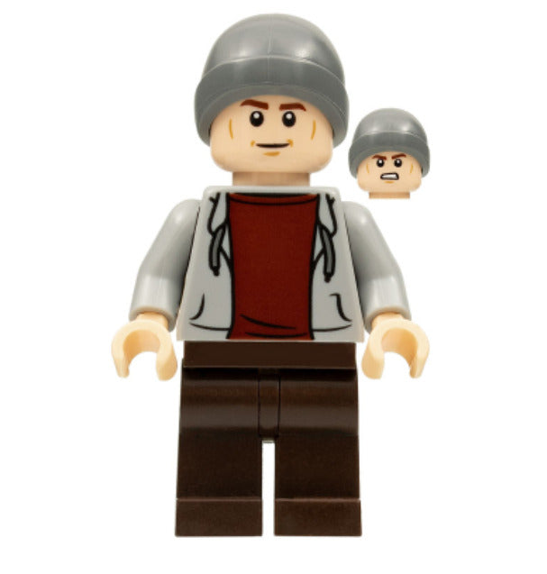 Lego Dinosaur Market Stall Owner 30390 Male Hoodie Jurassic World Minifigure