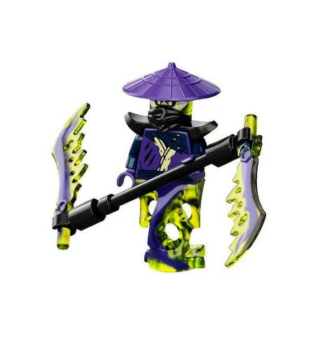 Lego Ghost 71738 Shoulder Armor Asian Hat Skull Face Legacy Ninjago Minifigure