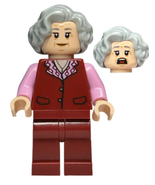 Lego Trolley Witch 76405 76423 Dark Red Legs Harry Potter Minifigure
