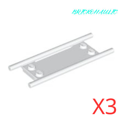 Lego White Stretcher without Bottom Hinges Utensils Accessories Parts Lot of 3
