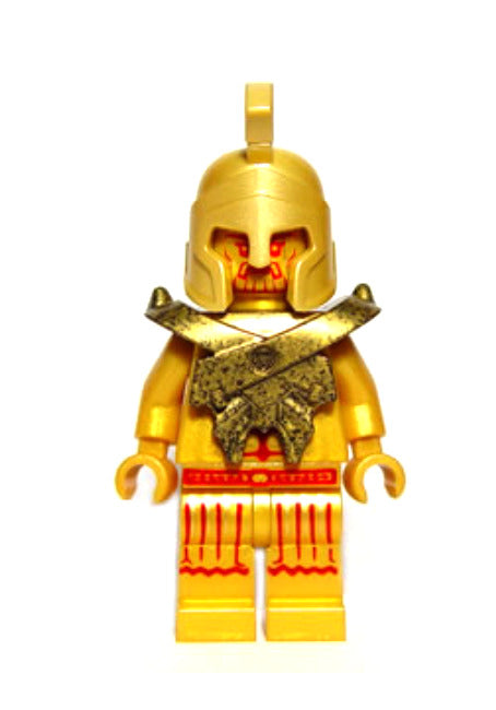 Lego Atlantis Temple Statue 7985 Poseidon The Golden King Minifigure