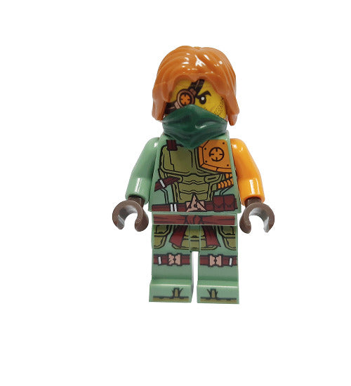Lego Ronin 71741 Dark Green Bandana Legacy Ninjago Minifigure