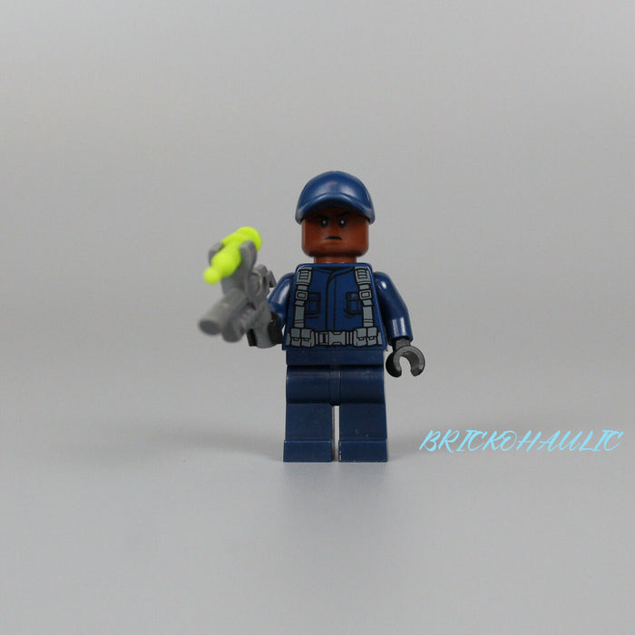 Lego Guard 10757 Ball Cap Reddish Brown Head Jurassic World Minifigure