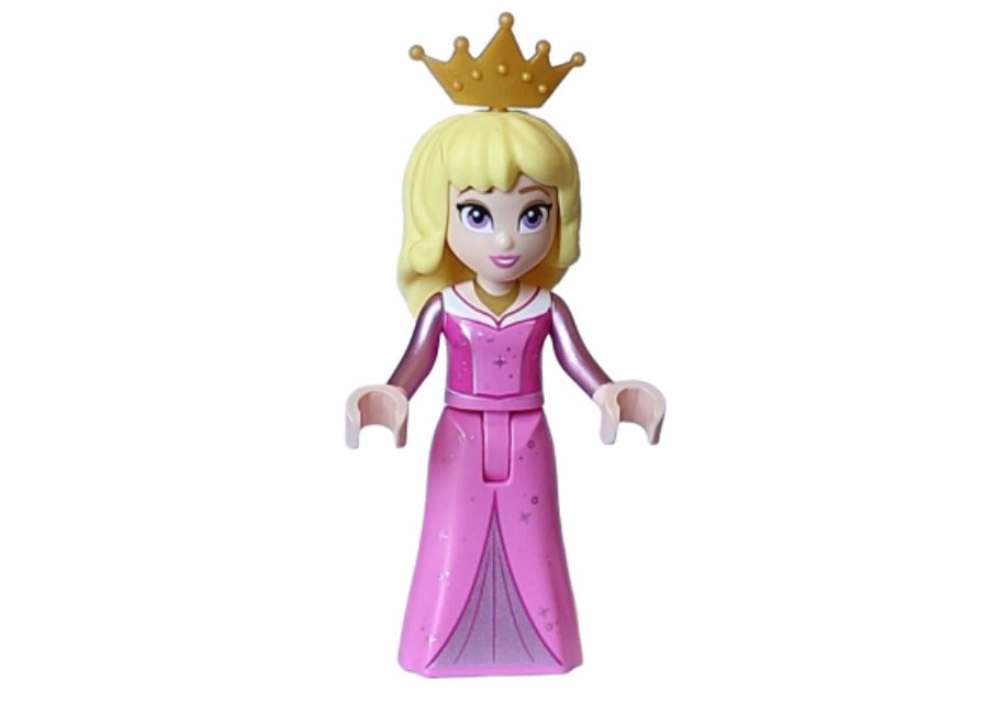 Lego Aurora 43211 Dark Pink Dress Magenta Vest Disney Princess Minifigure