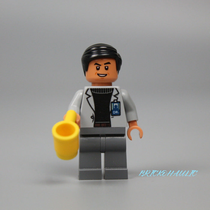 Lego Dr. Wu 75927 Suspicious Frown Jurassic World Minifigure