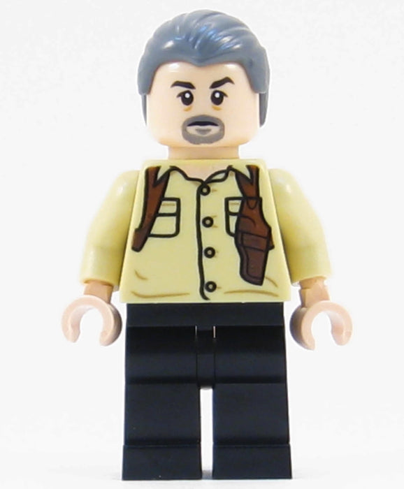 Lego Vic Hoskins 75938 Black Hair Jurassic World Minifigure