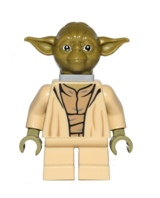 Lego Yoda 75017 Olive Green, Neck Bracket Star Wars Minifigure