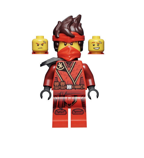 Lego Kai Ninjago 71748 71747 Mask and Hair with Bandana The Island Minifigure
