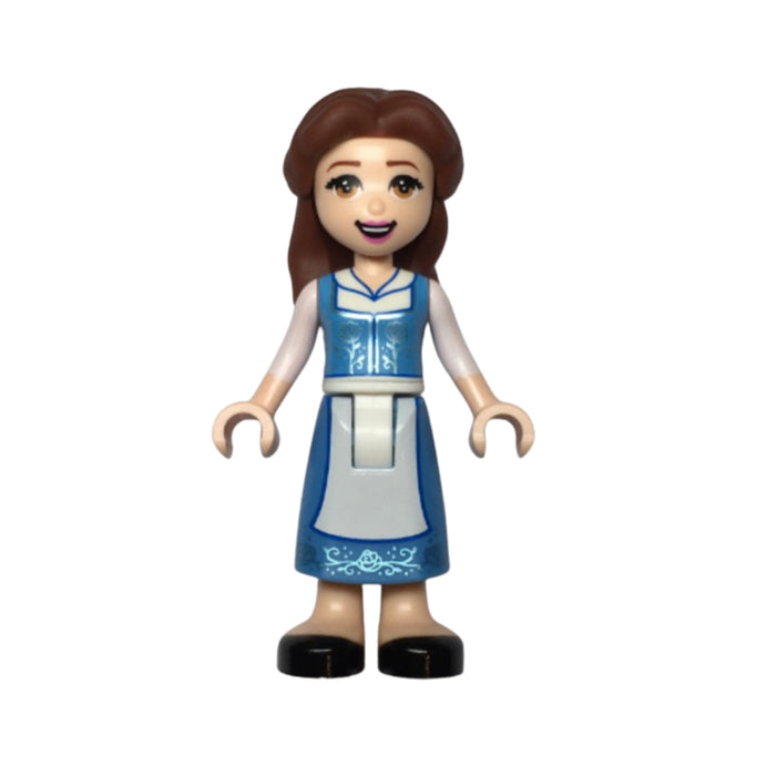 Lego Belle 43195 Medium Blue Dress Open Mouth Smile Disney Princess Minifigure