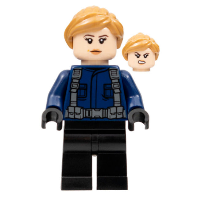 Lego ACU Guard 76951 Female Medium Nougat Hair Jurassic World Minifigure