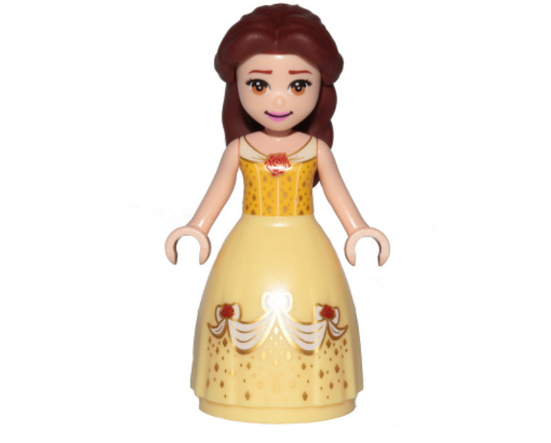 Lego Belle 302108 Dress with Red Roses no Sleeves Disney Princess Minifigure