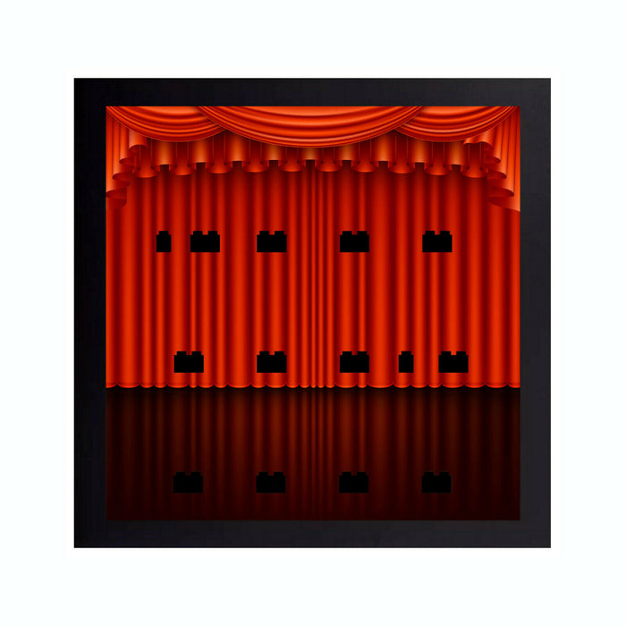Brickohaulic Black Display 3D Frame Case for The Muppets Minifigures 71033