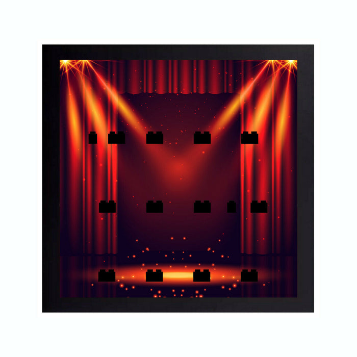 Brickohaulic Black Display 3D Frame Case for The Muppets Minifigures 71033