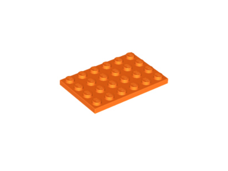 Lego Plate 4 x 6 Parts Pieces Lot Building Blocks ALL COLORS