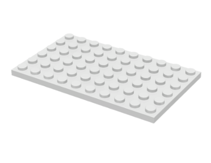 Lego Plate 6 x 10 Parts Pieces Lot Building Blocks ALL COLORS
