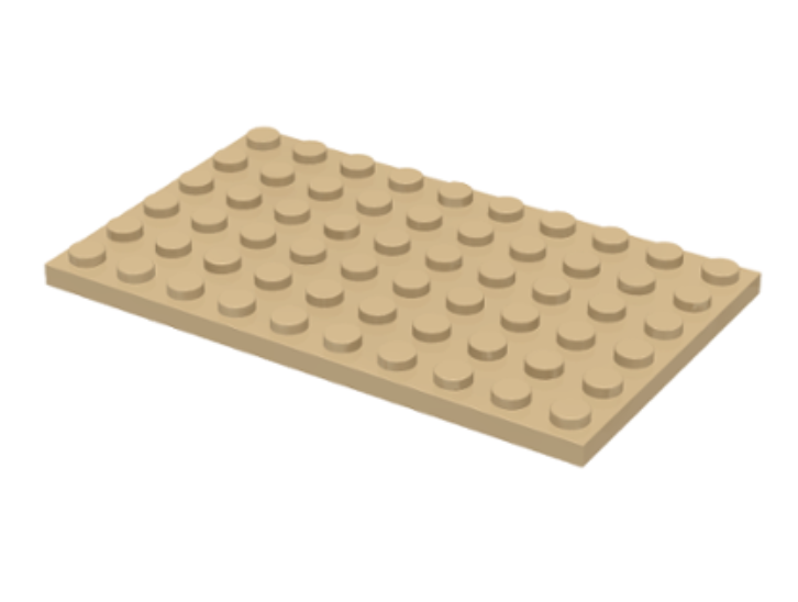 Lego Plate 6 x 10 Parts Pieces Lot Building Blocks ALL COLORS