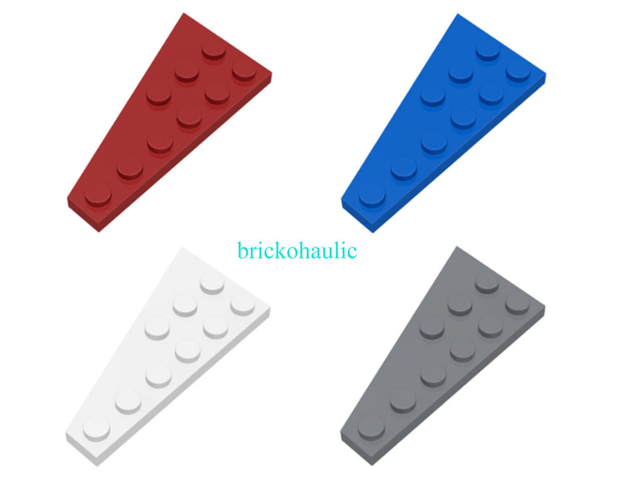 Lego Wedge Plate 6 x 3 Right Parts Pieces Lot ALL COLORS