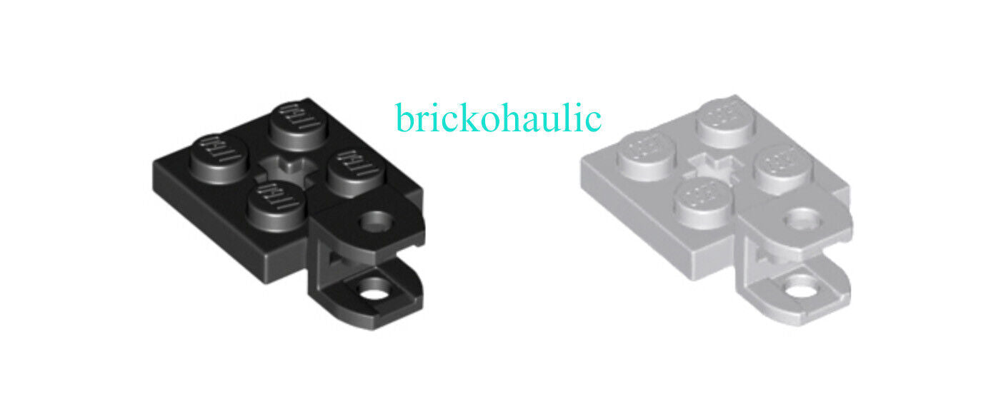 Lego Plate Modified 2 x 2 with Towball Socket, Axle Hole in Center Parts Lot