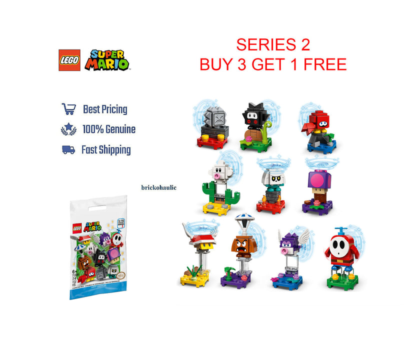 Lego Super Mario 71386 Character Packs Series 2 Sealed Bags Minifigures YOU PICK