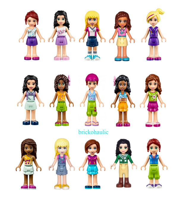 Lego Friends Random Minifigures Dolls Girls Boys with Accessories Animals