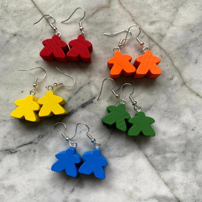 Brickohaulic Meeple Earrings Handmade with LEGO® Bricks Parts