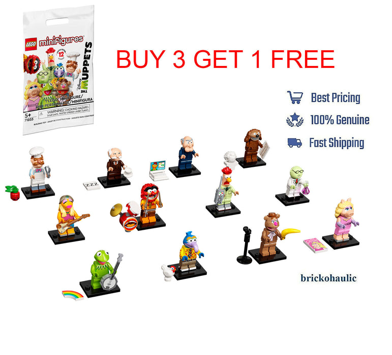 Lego The Muppets 71033 Series Complete Set Collectible Minifigures YOU PICK