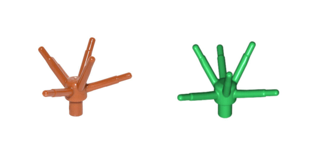 Lego Plant Flower Stem with Bar and 6 Stems Lot of 30 Parts Pieces ALL COLORS