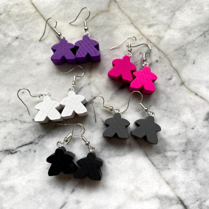 Brickohaulic Meeple Earrings Handmade with LEGO® Bricks Parts