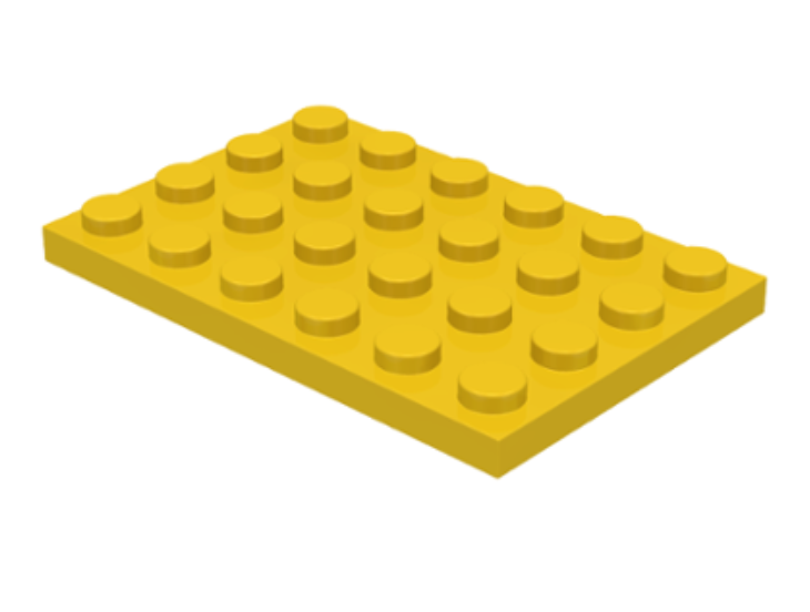 Lego Plate 4 x 6 Parts Pieces Lot Building Blocks ALL COLORS