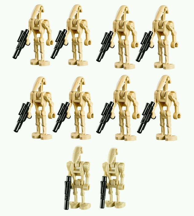 Lego Battle Droid Super Commando Pilot Security Droid Star Wars Minifigures Lot