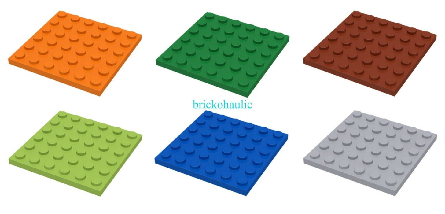 Lego Plate 6 x 6 Parts Pieces Lot Building Blocks ALL COLORS