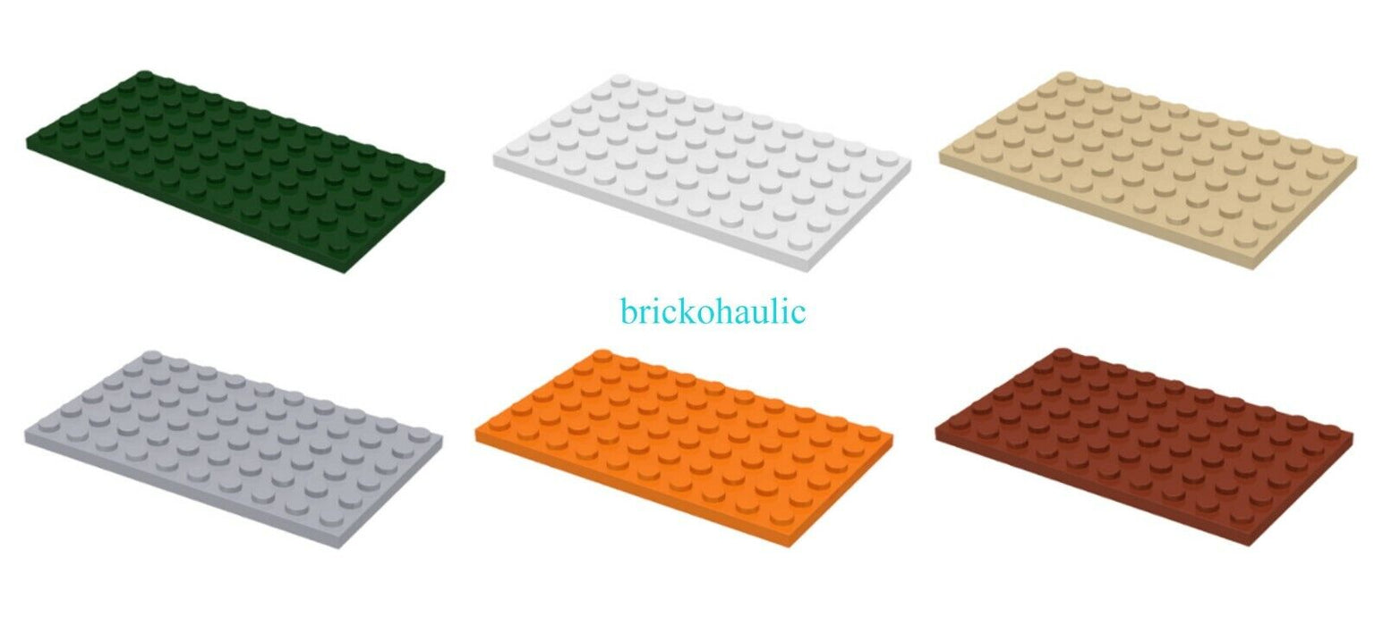 Lego Plate 6 x 10 Parts Pieces Lot Building Blocks ALL COLORS