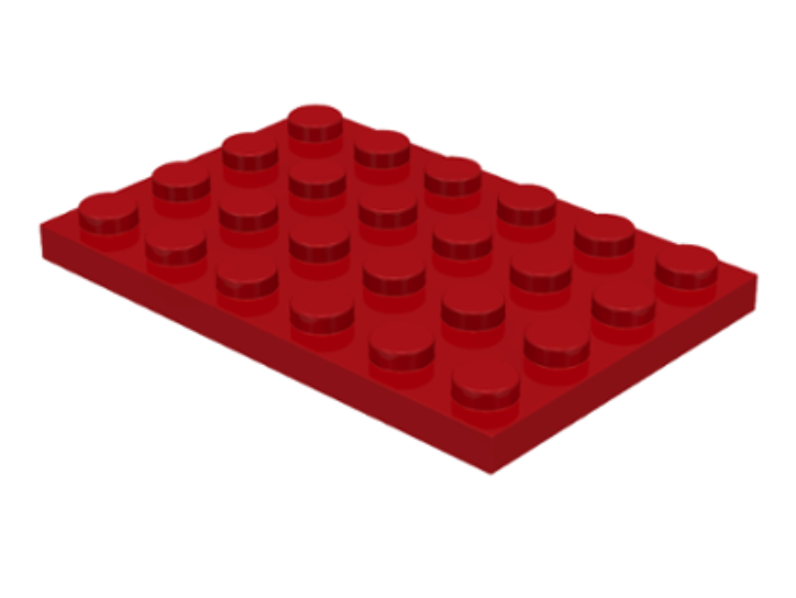 Lego Plate 4 x 6 Parts Pieces Lot Building Blocks ALL COLORS