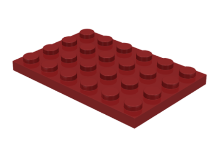 Lego Plate 4 x 6 Parts Pieces Lot Building Blocks ALL COLORS