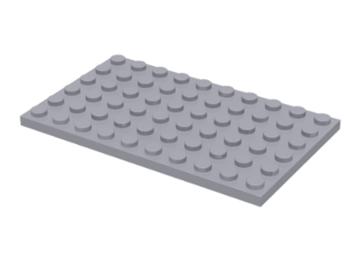 Lego Plate 6 x 10 Parts Pieces Lot Building Blocks ALL COLORS