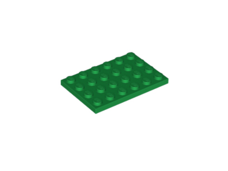 Lego Plate 4 x 6 Parts Pieces Lot Building Blocks ALL COLORS