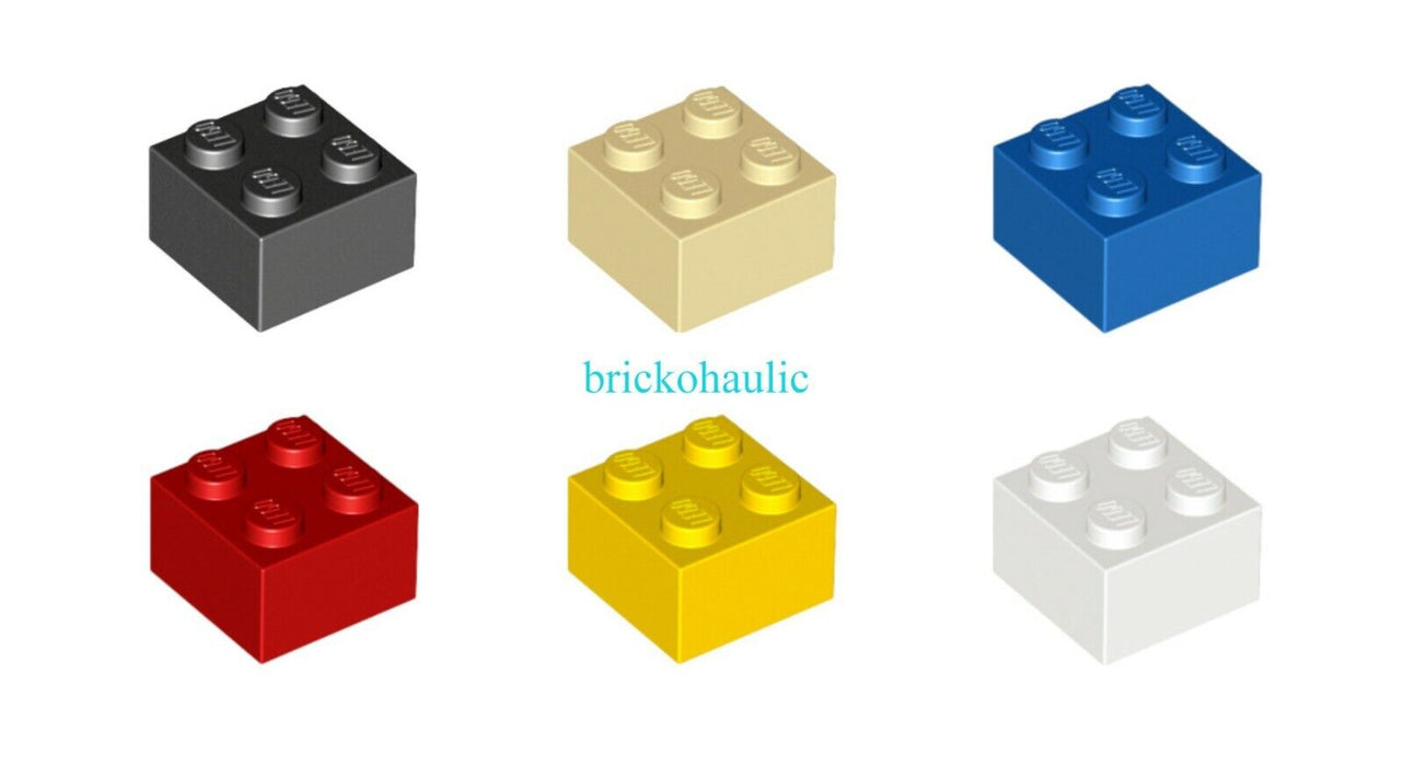 Lego Brick 2 x 2 Parts Pieces Lot Building Blocks ALL COLORS