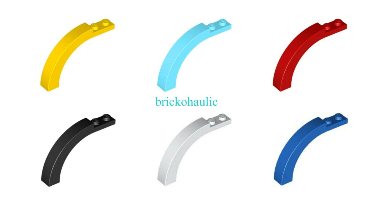 Lego Brick Arch 1 x 6 x 3 1/3 Curved Top Parts Pieces Lot ALL COLORS