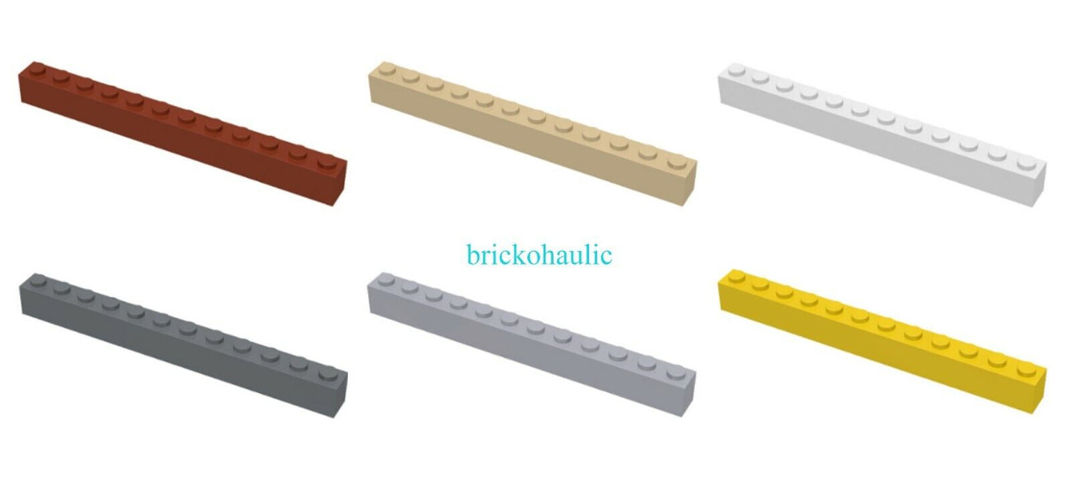 Lego Brick 1 x 12 Parts Pieces Lot Building Blocks ALL COLORS