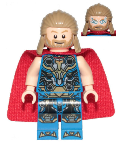 Lego Thor 76207 76208 Blue Suit Thor Love and Thunder Super Heroes Minifigure