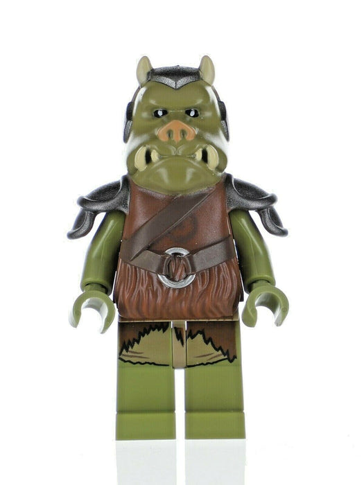 Lego Gamorrean Guard 9516 75005 Olive Green, Detailed Star Wars Minifigure