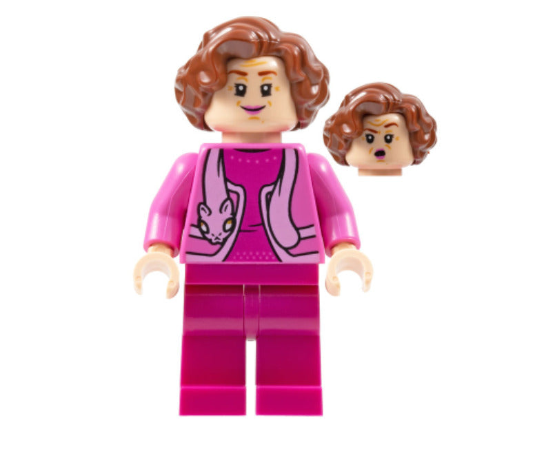 Lego Professor Dolores Umbridge 76403  Dark Pink Jacket Harry Potter Minifigure