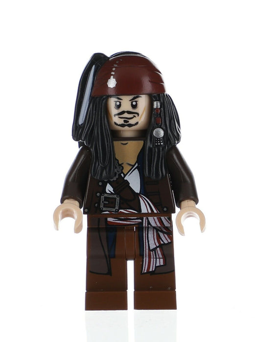 Lego Captain Jack Sparrow with Jacket 4184 Pirates of the Caribbean Minifigure