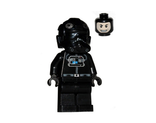 Lego TIE Fighter Pilot 9492 9676 Patterned Head Star Wars Minifigure